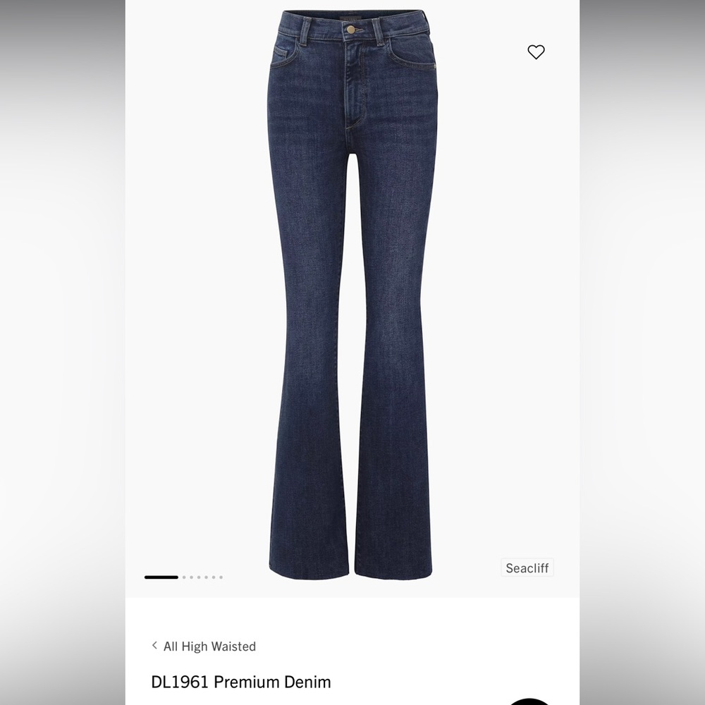 DL1961
Bridget Boot: High Rise Instasculpt Jeans size 25 Seacliff